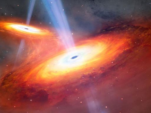 Hallan la pareja de cuásares fusionados más distante, a 900 millones de años tras Big Bang