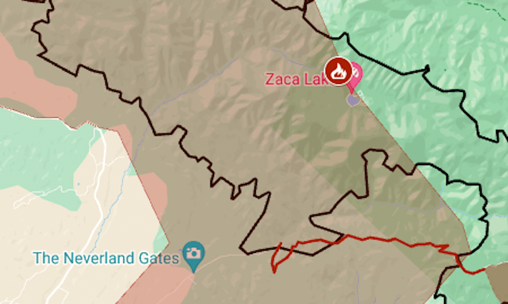 Map: Lake Fire in Santa Barbara County still growing, as is the evacuation zone