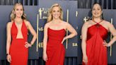 Red Dresses Are Trending on the SAG Awards 2024 Red Carpet: Emily Blunt, Reese Witherspoon, Lily Gladstone and More