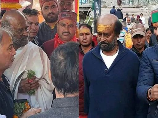 Megastar Rajinikanth Seeks Blessings At Kedarnath, Badrinath Shrines