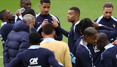 Kylian Mbappe misses training as France Euro 2024 camp is hit by virus