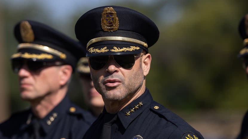 Is outgoing Dallas Police Chief Eddie García eligible for police retirement pension?