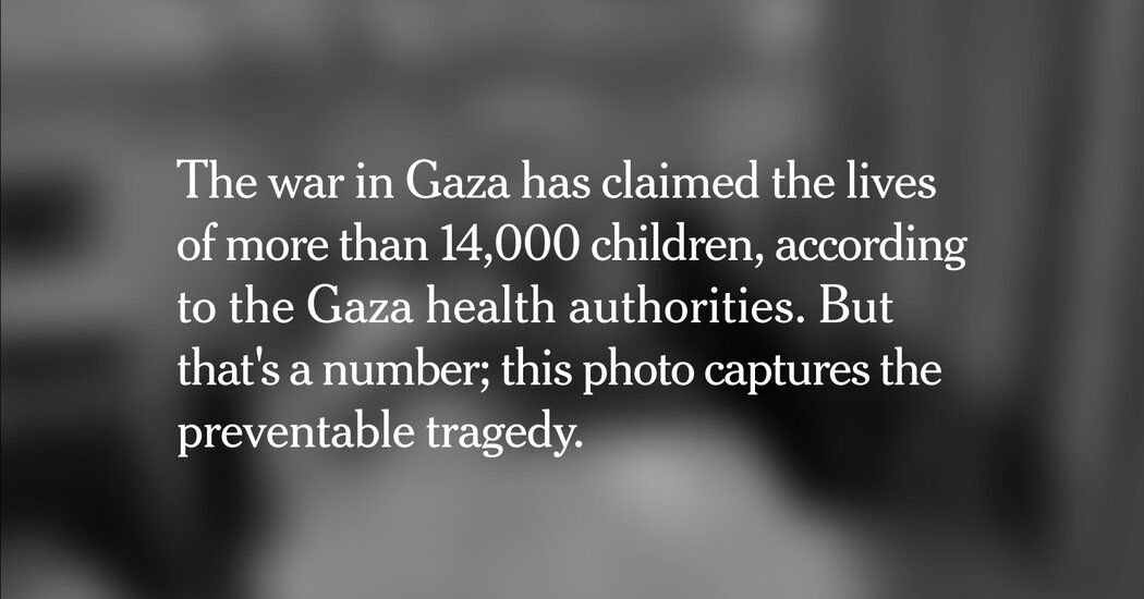Opinion | One Photo That Captures the Loss in Gaza