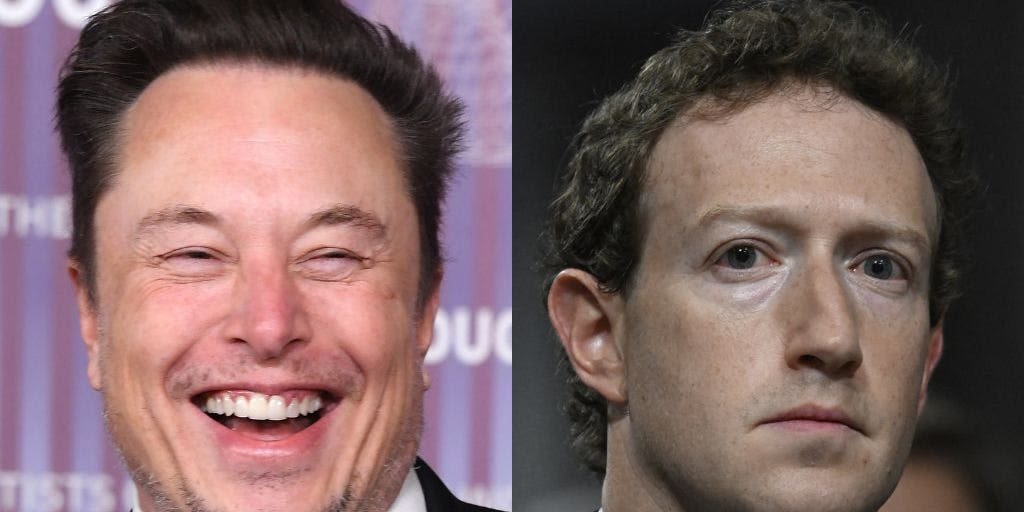 Elon Musk says a throwdown with Mark Zuckerberg would be a 'short fight' because the Meta CEO is a 'little fella'