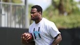 Former UCF RB Latavius Murray waits his turn for another NFL shot