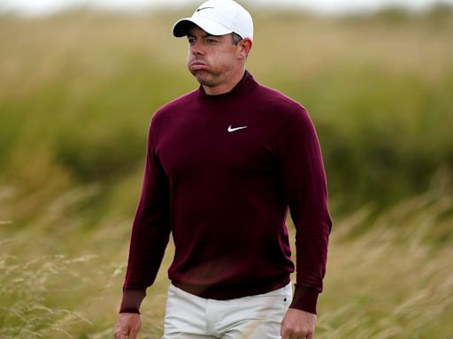 Rory McIlroy, Tiger Woods and Justin Thomas among victims of wind at Royal Troon