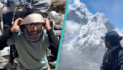 Man with no climbing experience hikes to Mount Everest and reveals why anyone can do it