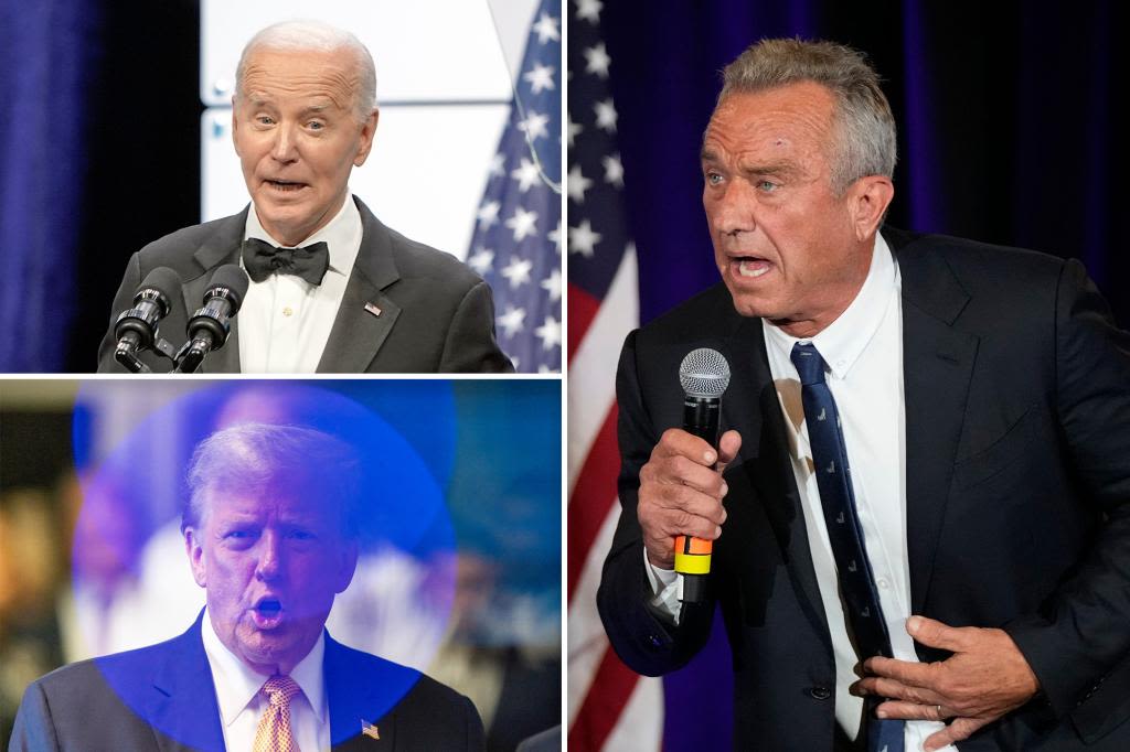 RFK Jr. rages at Trump and Biden ‘colluding’ to exclude him from debates