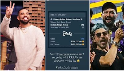 Not Just SRK, Drake Must Be On Cloud 9 As KKR's IPL 2024 Win Adds Rs 1.5 Crore To His Wealth
