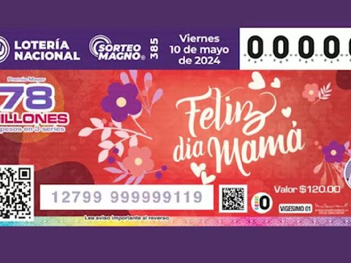 Resultados Lotería Nacional viernes 10 de mayo 2024: Lista y números Sorteo Magno 385