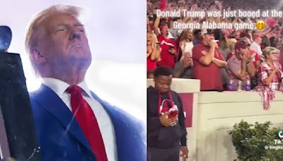 ...Happened After Surprising Footage Surfaced On Social Media Showing Fans Booing Donald Trump At Alabama-Georgia Game