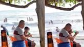 Hombre estaría dándole cerveza a menor de dos años en playas de Antioquia: el video generó polémica