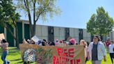 Alexander Hamilton High School students walk out in Milwaukee to support Palestinians on Nakba Day