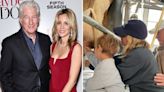 Richard Gere and Wife Alejandra Help Son Alexander, 4, Milk a Cow in a Rare Family Photo