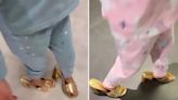 Las hijas de Georgina Rodríguez le 'roban' unos zapatos ¡de más de 1.000 euros!