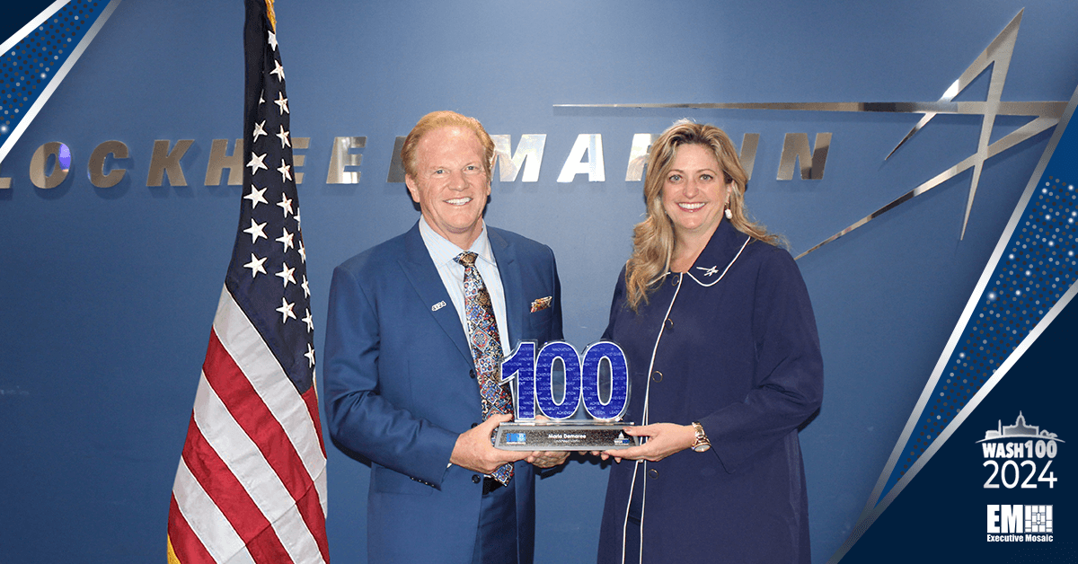 Lockheed Martin’s Maria Demaree Presented With 2024 Wash100 Award