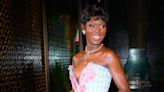 Jodie Turner-Smith Revives Summer Pastels In Balmain Peplum Minidress