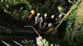 Man rescued after tumble over railing near OHSU