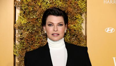 Linda Evangelista Hits the Red Carpet for a Rare Public Appearance With Her 17-Year-Old Son