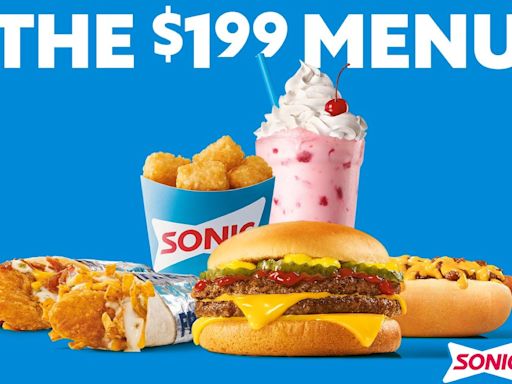 Drive-in restaurant brand Sonic introduces $1.99 value menu in US