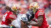 The Seahawks tried a rare four-running back formation against the 49ers