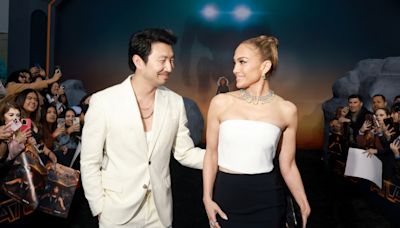 Simu Liu Doesn't Hesitate to Help Jennifer Lopez Blow Off Reporter’s Ben Affleck Divorce Question