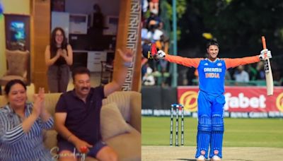 Abhishek Sharma’s Parents Celebrate Son’s Maiden T20I Century, Sister Komal Shares Heartwarming Video – WATCH