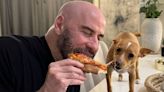 John Travolta Shares Pizza and a Snuggly Nap With His Son’s Dog Peanut