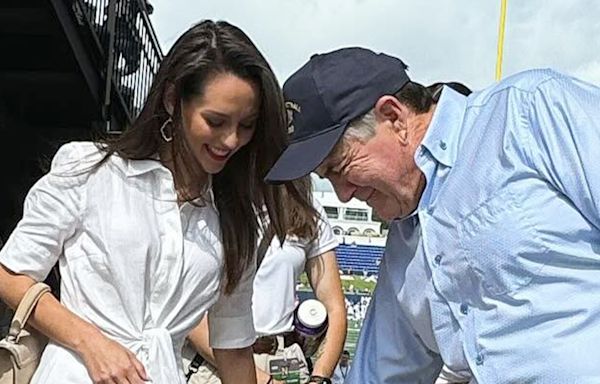 Belichick's girlfriend breaks silence after he 'turns world upside down'