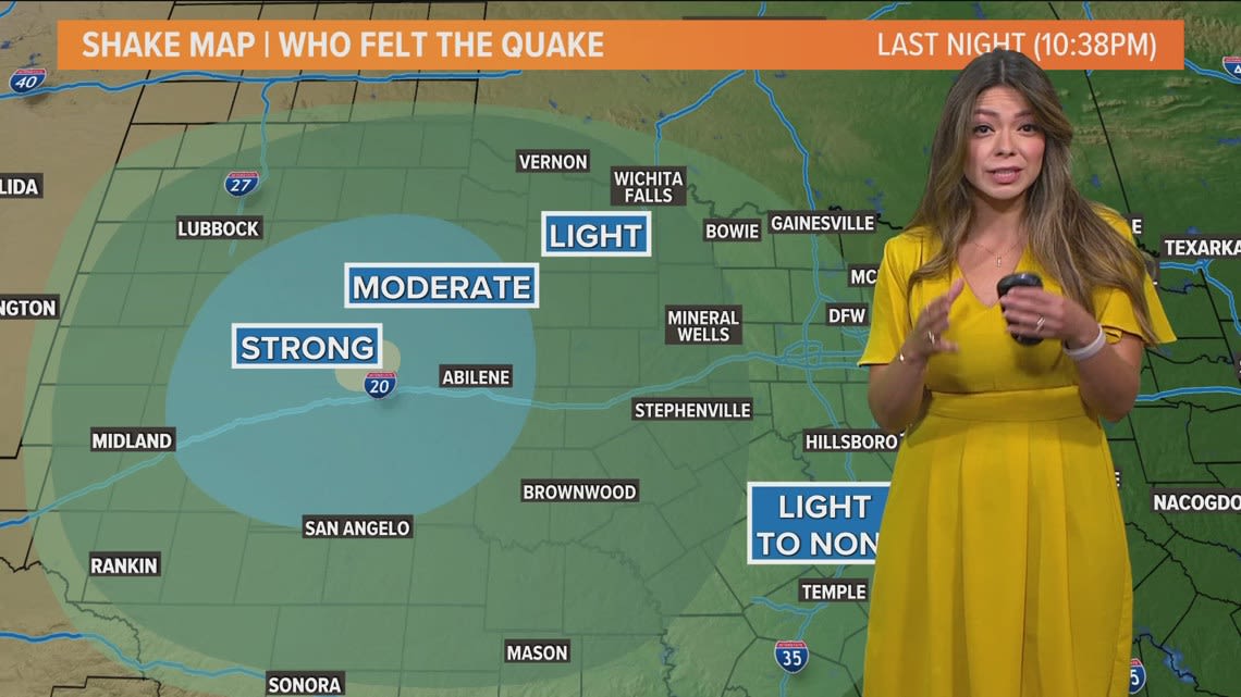 3 earthquakes happen in same area of Texas late Monday night