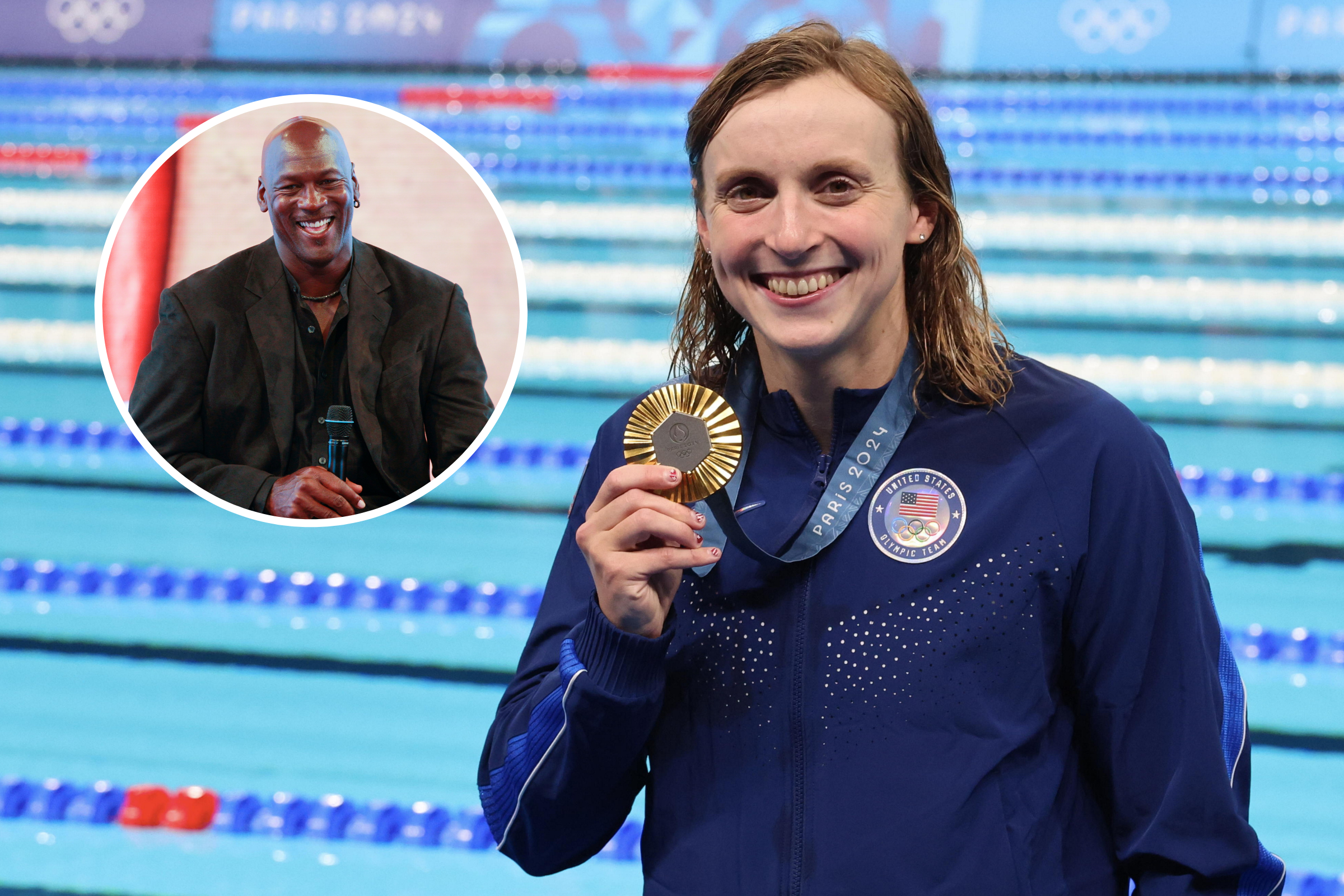 Katie Ledecky recalls Michael Jordan childhood moment—"Unimpressed"