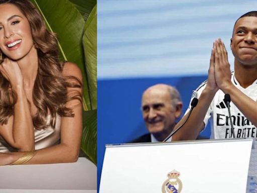 Carolina Soto no se quiso perder a Kylian Mbappé en su presentación con el Real Madrid