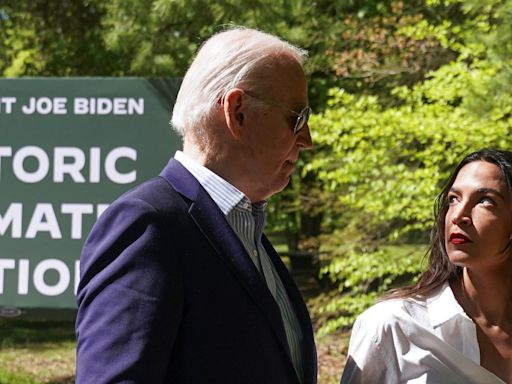 Biden, AOC meet as Israel policy vexes some liberals