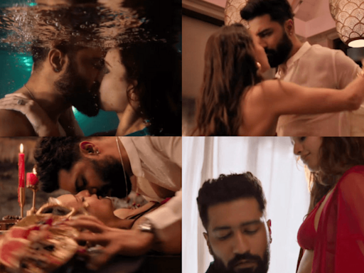 Vicky Kaushal, Tripti Dimri share passionate lip lock, get steamy underwater in Jaanam song [Reactions]