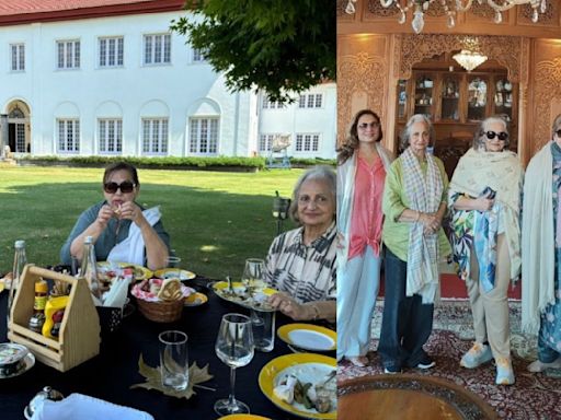 Asha Parekh, Waheeda Rehman and Helen delight fans with vacation pictures from Srinagar: ‘How lovely!’