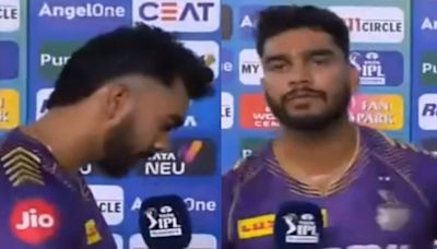 Venkatesh Iyer stuns broadcasters in post-match interview after KKR reach IPL 2024 final by hammering SRH