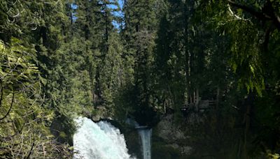 74-year-old man rescued after falling 40 feet near base of Sahalie Falls