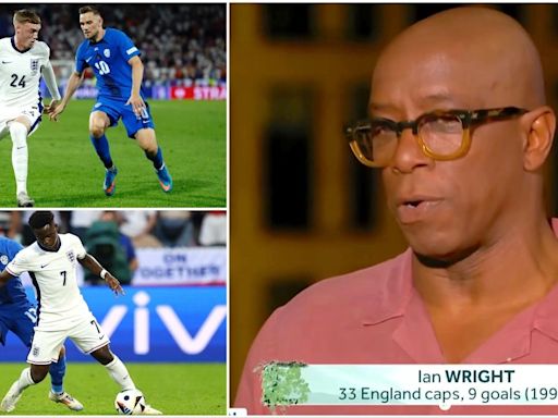 Ian Wright’s comments about Cole Palmer and Bukayo Saka after England 0-0 Slovenia cause a stir