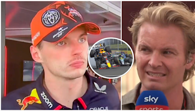 Nico Rosberg's reaction to Max Verstappen blaming Lewis Hamilton for collision is absolute gold