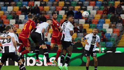 La Roma gana el partido de los 16 minutos ante Udinese