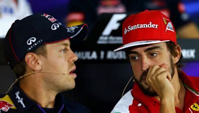 La mención de Vettel a Fernando Alonso cuando le preguntan por el mejor de la historia de F1