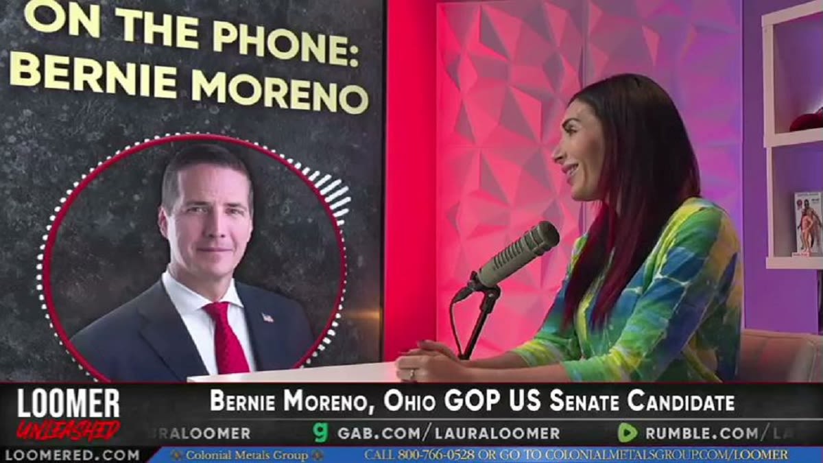 GOP Senate nominee Bernie Moreno raised funds on Laura Loomer’s show and met with her in D.C.