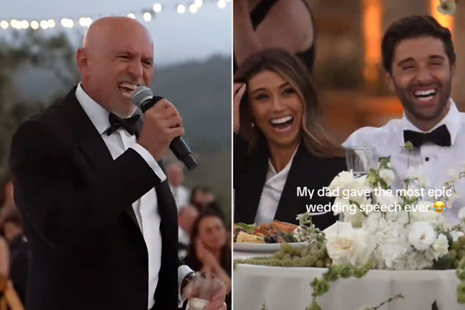 Father of the Groom Shocks Couple at Their Wedding With Epic Performance: 'We'll Never Get Over It' (Exclusive)