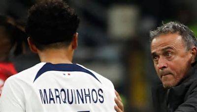 Marquinhos, otra preocupación para Luis Enrique