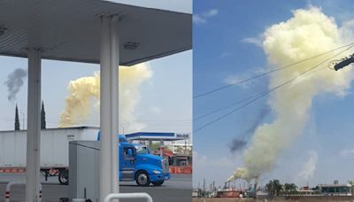 Reportan fuga de gas tóxico en refinería de Salamanca de Pemex