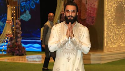 Anant-Radhika Mehendi: ‘Golden Boy’ Ranveer Singh Dishes Out Khilji Vibes As He Arrives At Antilia; WATCH