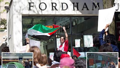 NYPD raids short-lived anti-Israel encampment at Fordham University’s Lincoln Center campus