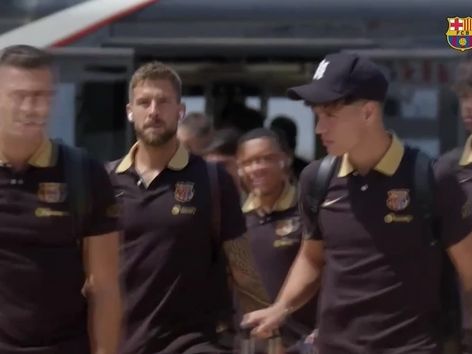 El Barcelona llega a Orlando para arrancar su gira de pretemporada en Estados Unidos - MarcaTV