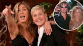 Jennifer Aniston jokes about Brad Pitt divorce, therapy in ‘Ellen’ farewell
