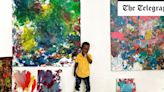 One-year-old becomes world’s youngest male artist after ‘sell-out’ exhibition